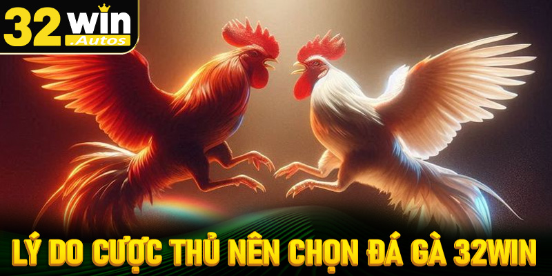 Một số các lý do anh em cược thủ nên chọn lựa sảnh đá gà 32win 